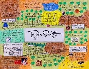 LifeMap of Taylor Swift Songs